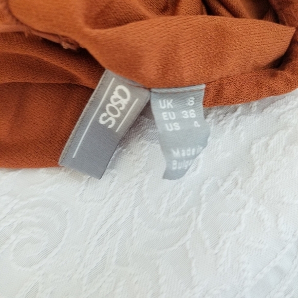 𝅺Asos long flowy dress in  size 4 - Picture 3 of 15